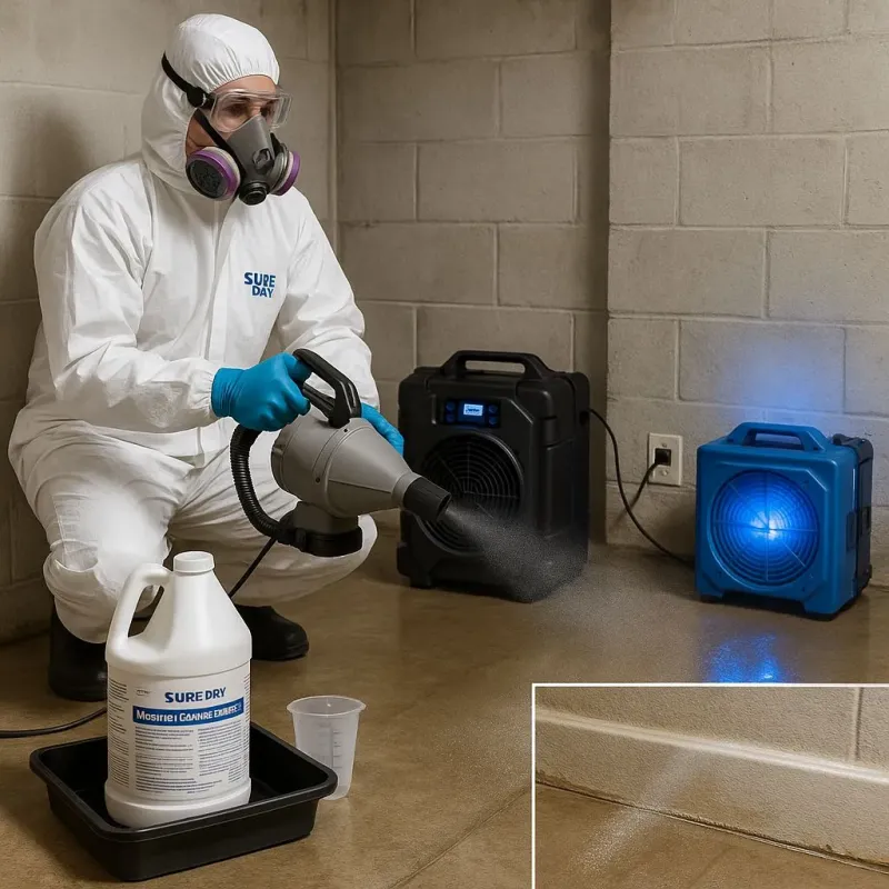 Sanitization and Odor Removal process in Boulevard Gardens, FL