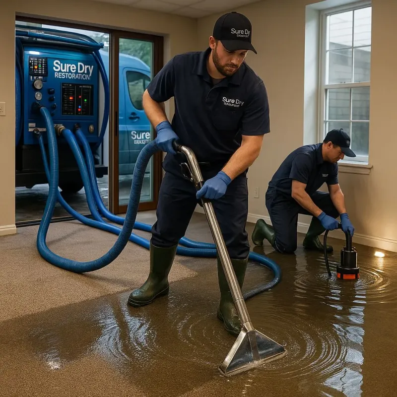 Water Extraction and Removal process in Boulevard Gardens, FL